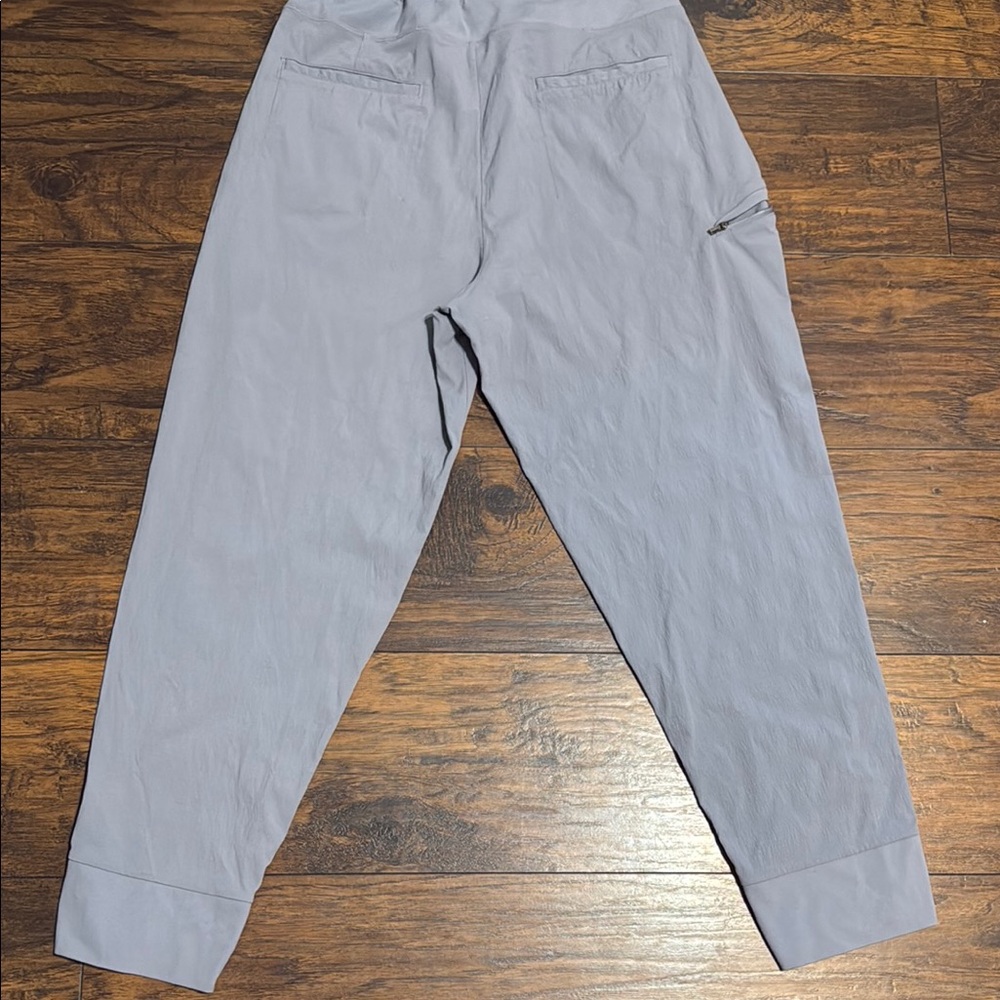 Athleta Soft Gray Track Pants - Picture 7 of 8